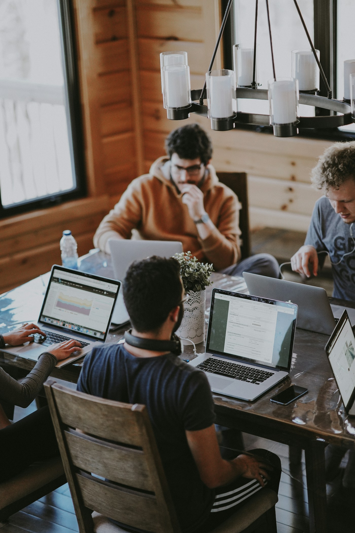 Technology professionals working on software and digital systems